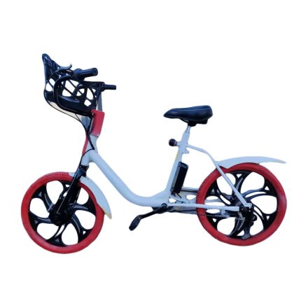 Carbon 20" Elektromos városi kerékpár kosárral GBR-11