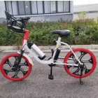Carbon 20" Elektromos városi kerékpár kosárral GBR-11