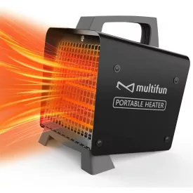 Multifun 2000W ipari kerámia fűtő, fekete MOUJ-052