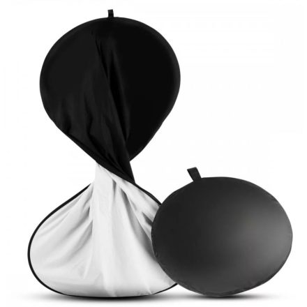 Hakutatz Chroma Key - Összecsukható háttér  fekete/fehér 150cm x 200 cm MOUJ-060