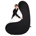 Hakutatz Chroma Key - Összecsukható háttér  fekete/fehér 150cm x 200 cm MOUJ-060