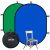 Hakutatz Chroma Key - Összecsukható háttér zöld/kék 150cm*100cm MOUJ-062