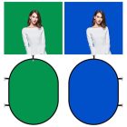 Hakutatz Chroma Key - Összecsukható háttér zöld/kék 150cm*100cm MOUJ-062