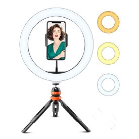 Hakutatz állványos szelfi lámpa 9" colos MOUJ-058