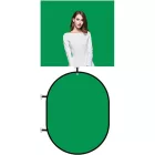Hakutatz Chroma Key - Összecsukható háttér zöld 150cm*100cm MOUJ-061