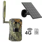 4G SIM napelemes vadkamera élőkép, PIR mozgásérzékelő, QHD videó, éjszakai mód