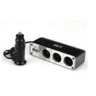 FastLine Autós szivargyújtó elosztó + USB  NTS-CW737