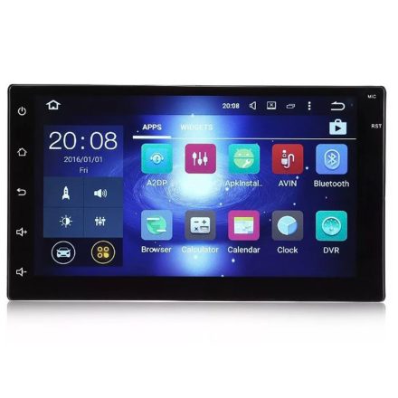 FastLine HD212 Androidos 2 dines autórádió, GPS-el magyar menüvel, Iso csatlakozóval NOD-321H52