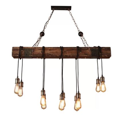 Vintage Loft stílusú fa LED lámpasor MZS-234