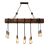 Vintage Loft stílusú fa LED lámpasor MZS-234