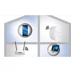 WLAN WIFI repeater, Wifi jelerősítő jelismétlő konnektorba RAM-MD394