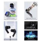 AirMaximo – Fehér vezeték nélküli fülhallgató, kijelzős töltőtokkal MBT-210