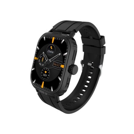 NovaTime fekete Okosóra - Egészségfigyelő Bluetooth, sport, pulzusszám, véroxigén, több funkció WLM-134