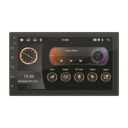 7" univerzális Android autós multimédia – GPS, Bluetooth, CarPlay WLM-502