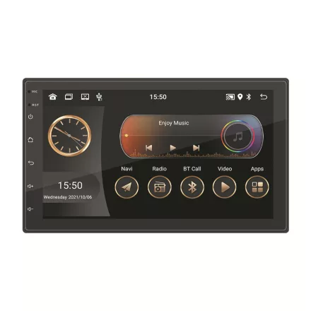 7" univerzális Android autós multimédia – GPS, Bluetooth, CarPlay WLM-502