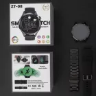 ZTfit ZT-08 Fekete okosóra szilikon és fém szíjjal PRG-215