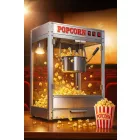 Professzionális elektromos popcorn gép – 1600 W – rozsdamentes acél kivitel