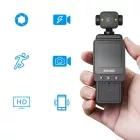 Széles látószögű pocket sportkamera - 1,54" kijelző, 1080P HD kamera, 170° látószög HOM-402
