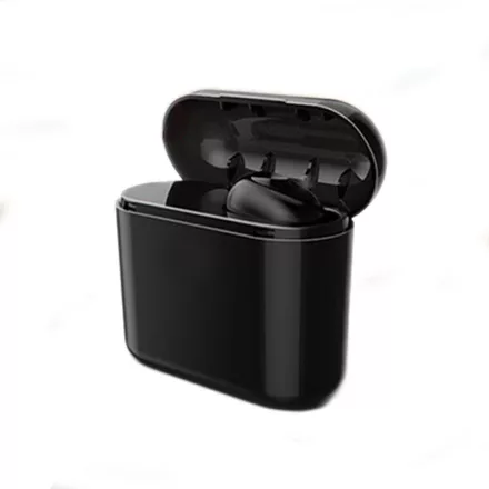 Fekete Pluggy fülhallgató + Powerbank NZH-CW804