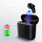 Fekete Pluggy fülhallgató + Powerbank NZH-CW804