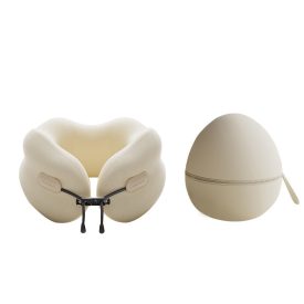   AirDream memóriahabos U-alakú utazópárna – összecsukható nyaktámasz repülőre és irodai pihenéshez - 23*23*12cm LM-02