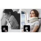 AirDream memóriahabos U-alakú utazópárna – összecsukható nyaktámasz repülőre és irodai pihenéshez - 23*23*12cm LM-02