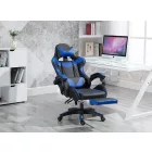 RACING PRO X Gamer szék lábtartóval, kék-fekete (RP-SW110KF)
