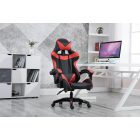 RACING PRO X Gamer szék lábtartóval, piros-fekete (RP-SW110PF)