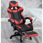 RACING PRO X Gamer szék lábtartóval, piros-fekete (RP-SW110PF)