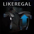Likeregal 920 gamer szék lábtartóval zöld masszázs funkcióval (ZO-SW110ZO)