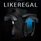 Likeregal 920 gamer szék lábtartóval zöld masszázs funkcióval (ZO-SW110ZO)
