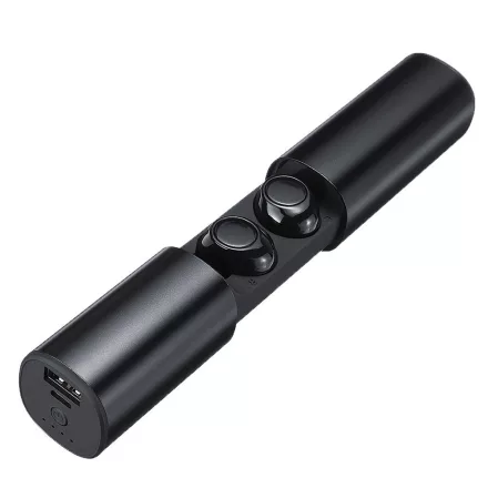CozyPlay S2 Tws fülhallgató fekete - Vezetéknélküli headset akkumlátoros tokkal NZH-CW836
