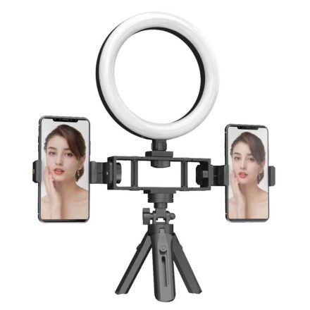 Prolight Selfi LED lámpa  tripod állvánnyal  kábelbe épített távirányítóval PRL-C23753