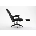 Helo Gamer szék lábtartóval fekete (HO-SW110FK)