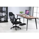 Helo Gamer szék lábtartóval fekete (HO-SW110FK)