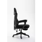 Helo Gamer szék lábtartóval fekete (HO-SW110FK)