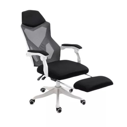 Helo Gamer szék lábtartóval fehér (HO-SW110FH)