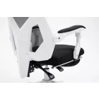 Helo Gamer szék lábtartóval fehér (HO-SW110FH)