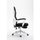 Helo Gamer szék lábtartóval fehér (HO-SW110FH)