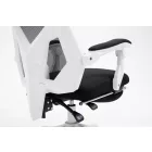 Helo Gamer szék lábtartóval fehér (HO-SW110FH)