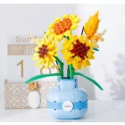 Balody Napraforgó – Mini Blocks Virágváza Építőjáték (559 db) - Aromaterápiás Funkció