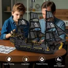 Reobrix Black Pearl Kalózhajó Építőkészlet (4304 Darab)