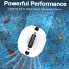 Cordless  Robotic Pool Vacuum Cleaner – Vezeték nélküli, nagy sebességű medencetisztító 120 perces üzemidővel