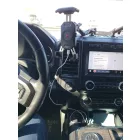 iMESTOU lopásbiztos motoros telefontartó – alumínium, 1" golyós rögzítéssel