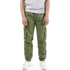 NATUST unisex cargo nadrág – pamut szabadidőnadrág gumis derékkal - (170–176 cm)
