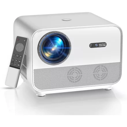 FunFlix A1 Okos Projektor – 1080P, 4K támogatás, Android TV, WiFi 6, Bluetooth 5.2