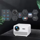 FunFlix A1 Okos Projektor – 1080P, 4K támogatás, Android TV, WiFi 6, Bluetooth 5.2