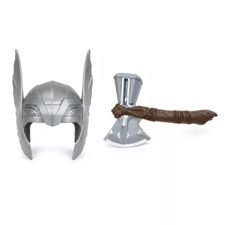 Thor viking jelmezszett szárnyas sisakkal és világító játékbaltával, 2 részes