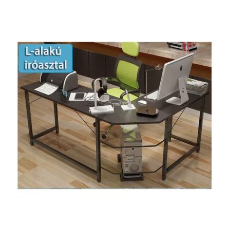 Homeland Számítógépes sarok asztal - sötét (SZ-SW110GY)