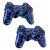 PS3 kompatibilis vezeték nélküli kontroller 2 db, kék